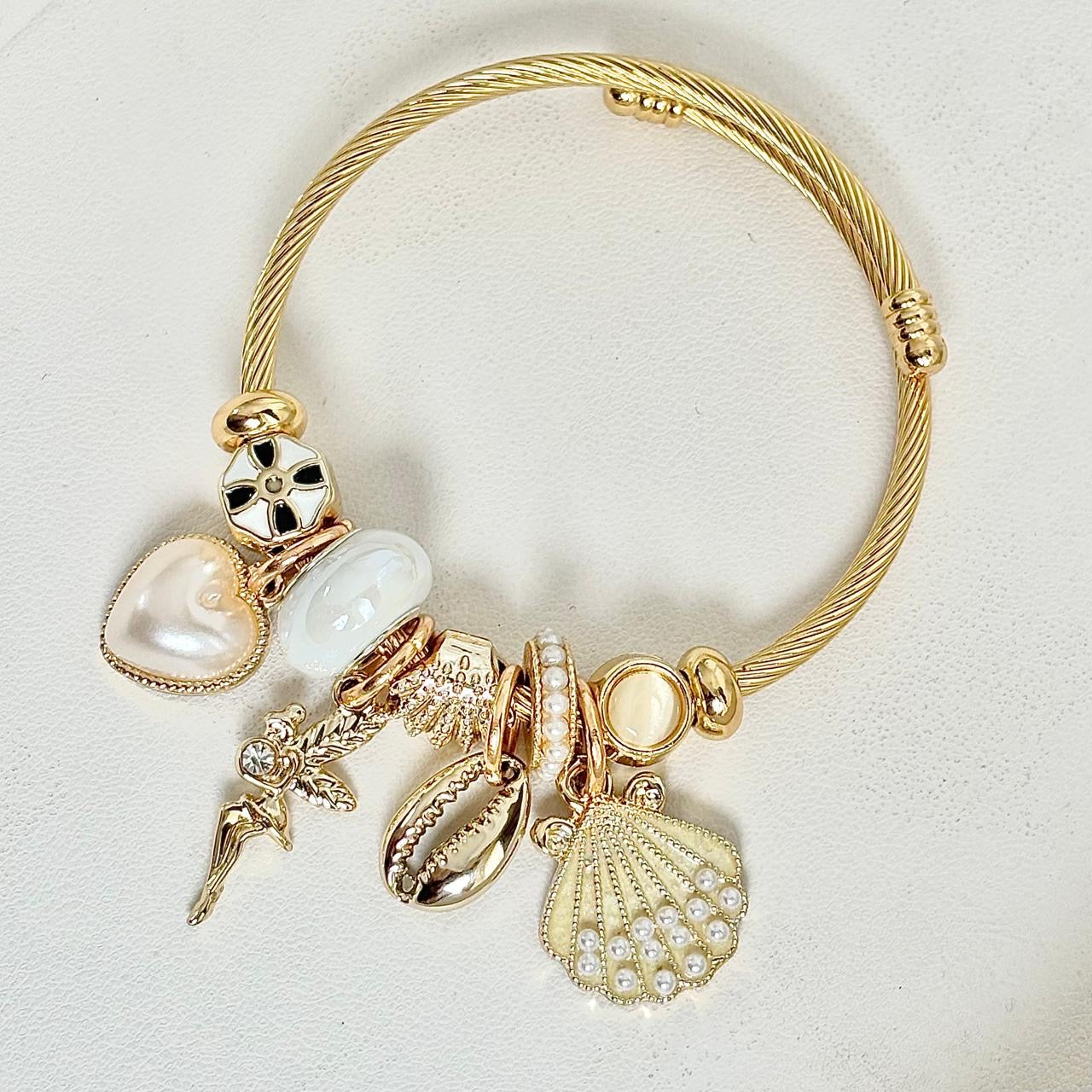 Oceanic Charm Bracelet -Perle