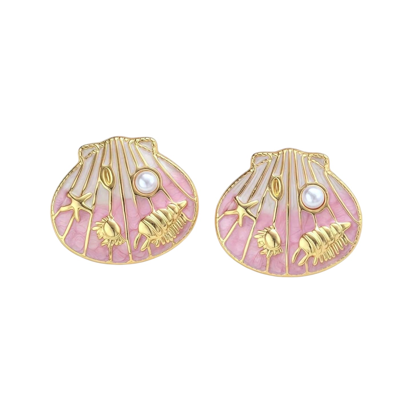 Paradise Studs -Pink