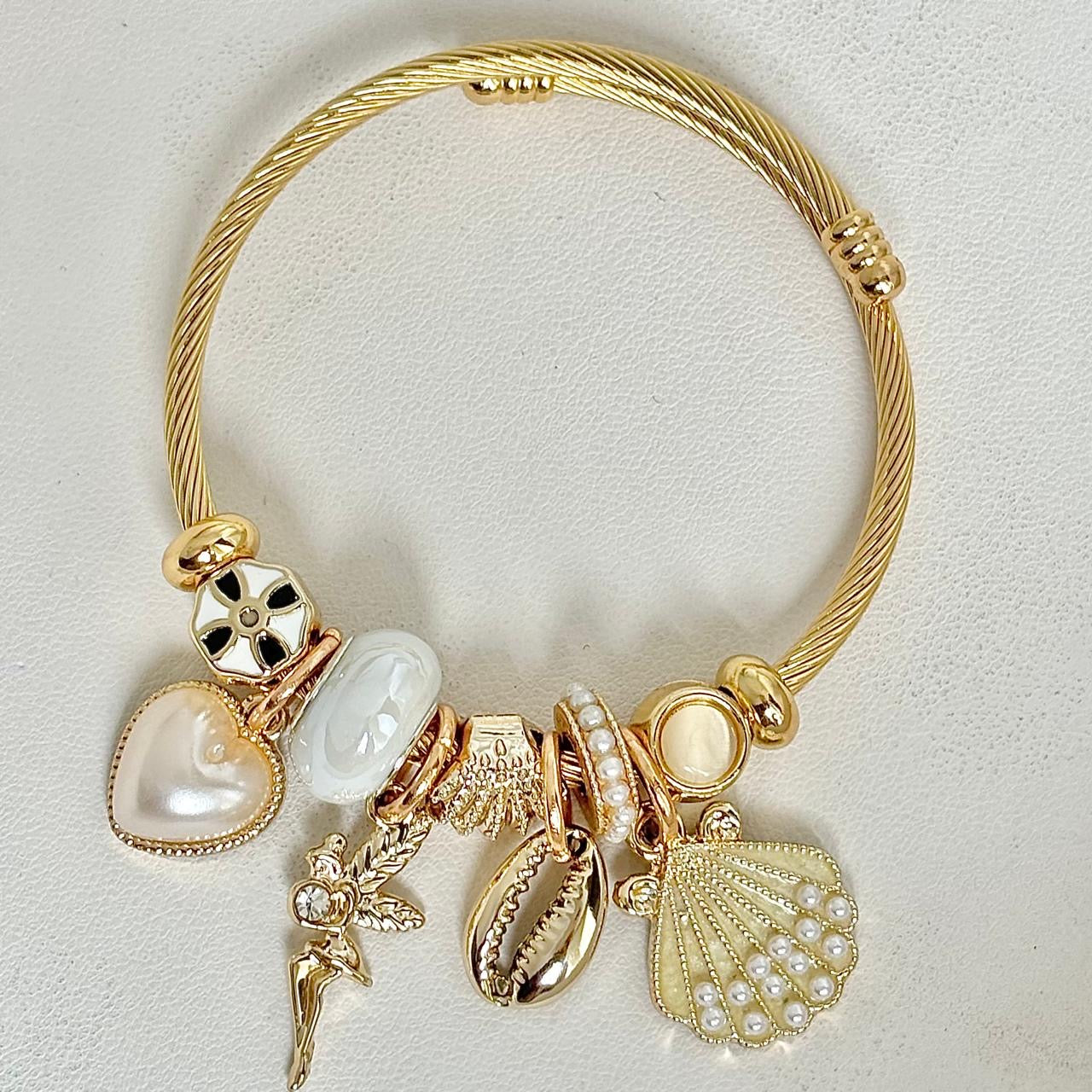 Oceanic Charm Bracelet -Perle