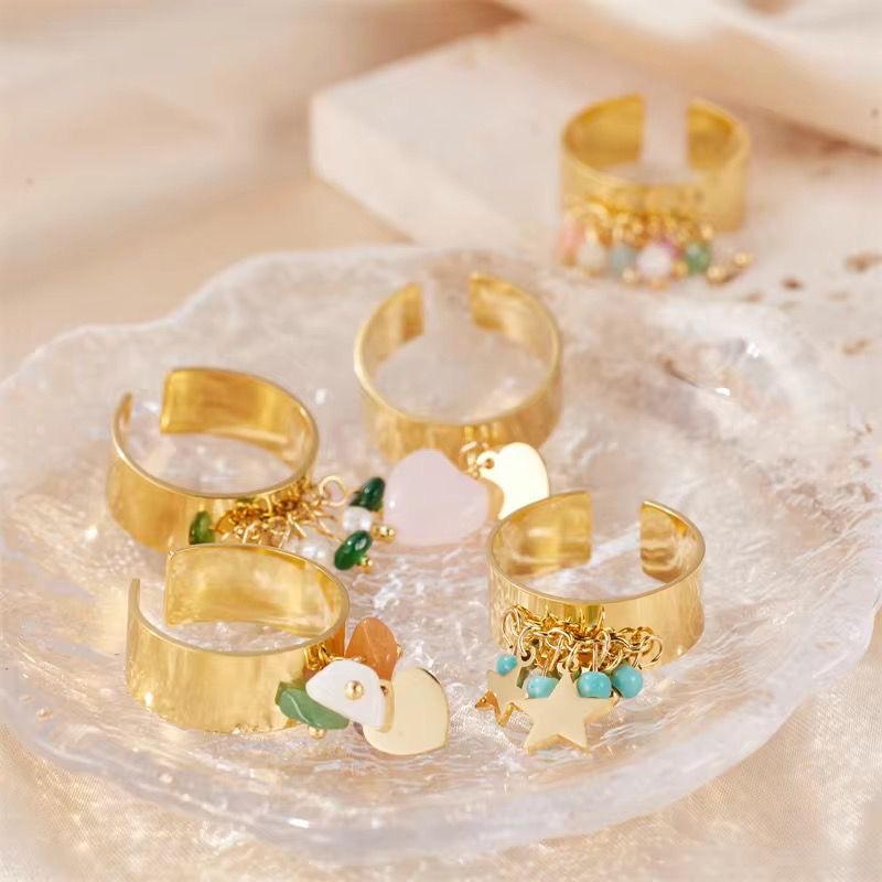 Candy Heart Charms Ring