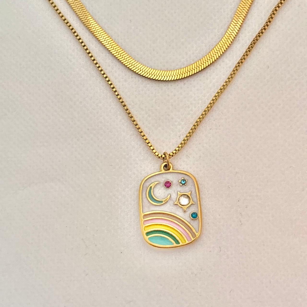 Pastel Dreams Layered Necklace