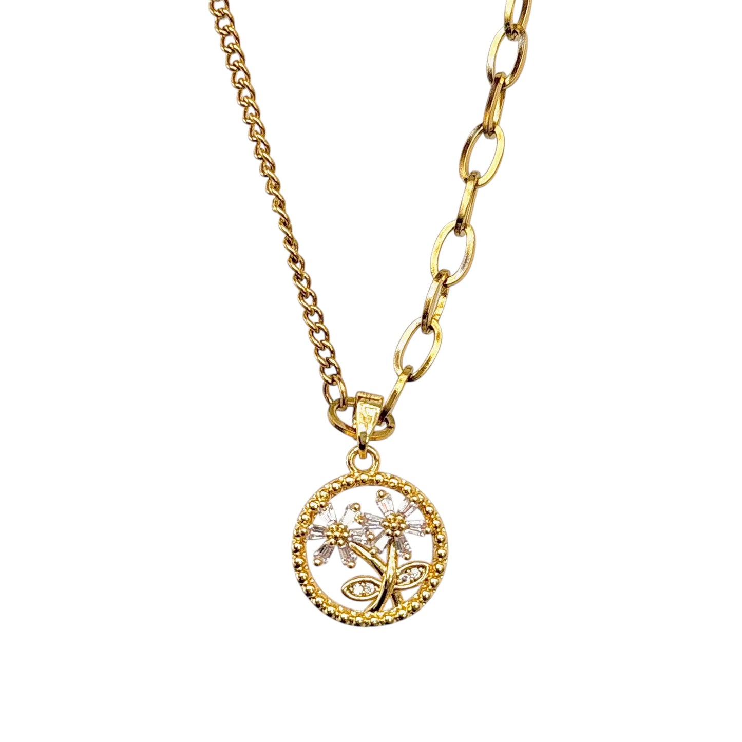 Floria Cz Necklace -18K
