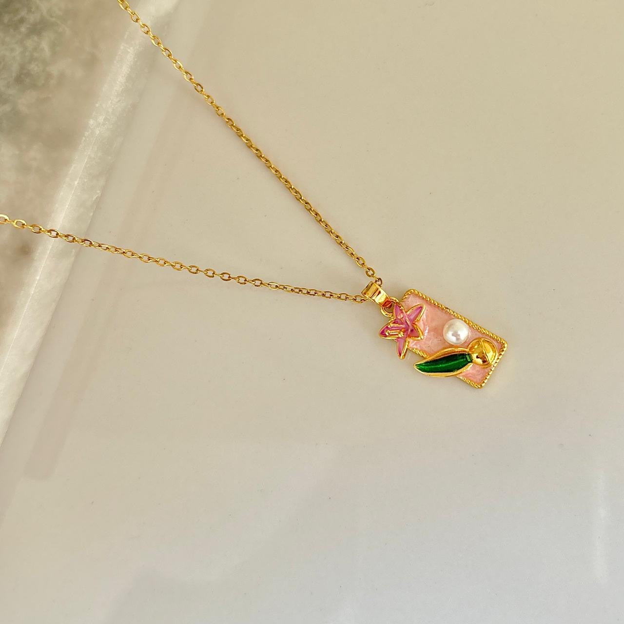 Fairy Core Necklace -Pink