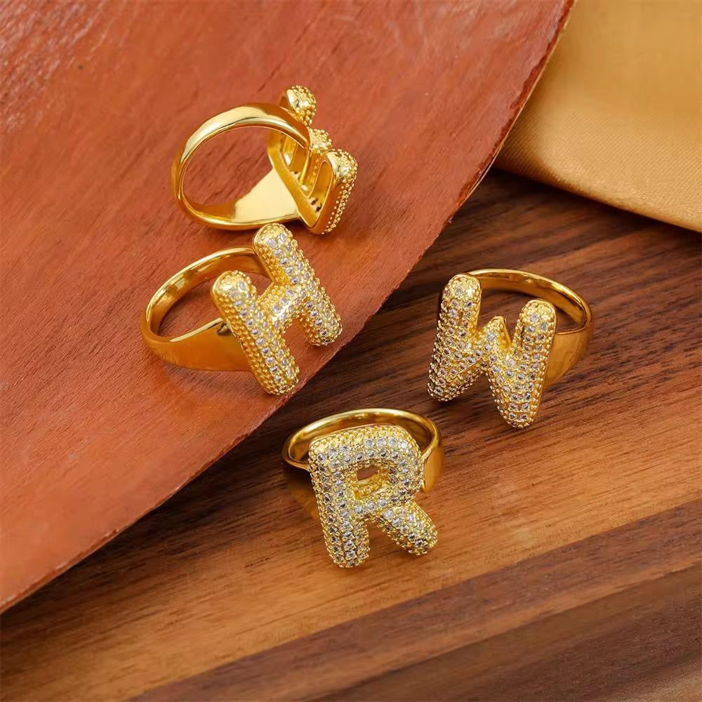 Initial Signet Ring