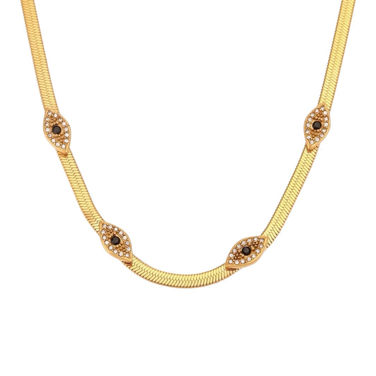 Eye Luxe Necklace -18K