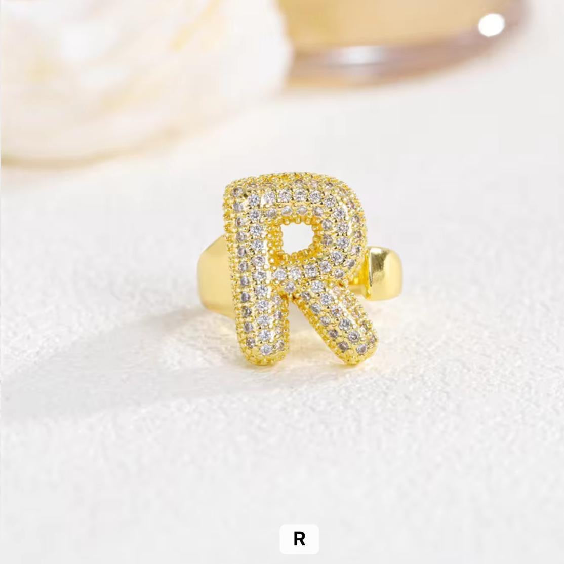 Initial Signet Ring