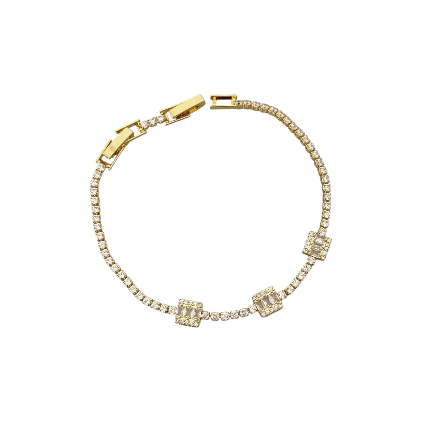 Bezel LUX Tennis Bracelet