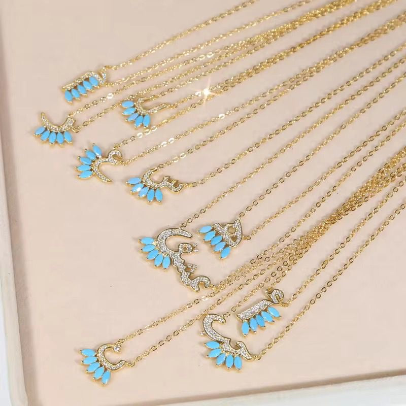 Arabic Initial Necklace -Limited Edition