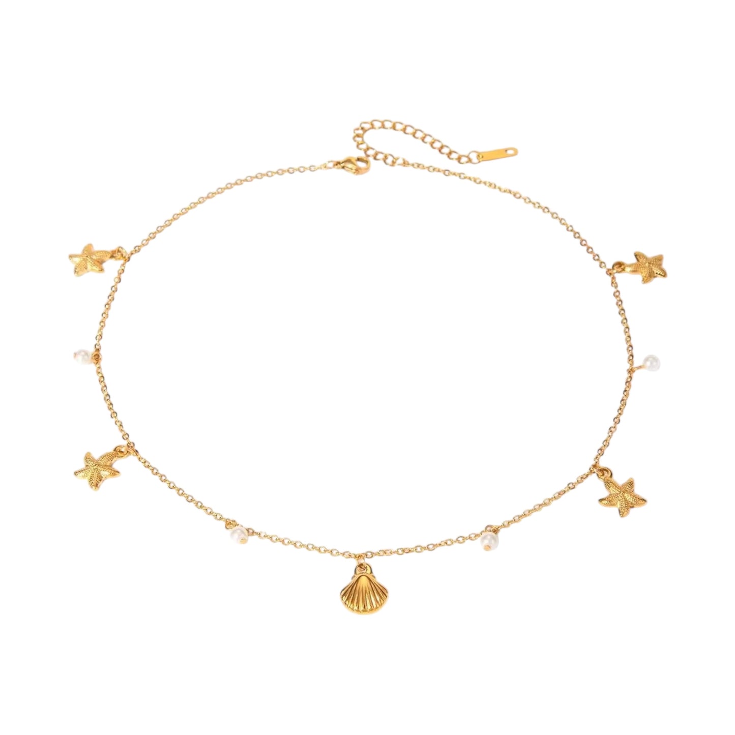 Seaside Sparkles Charm Necklace