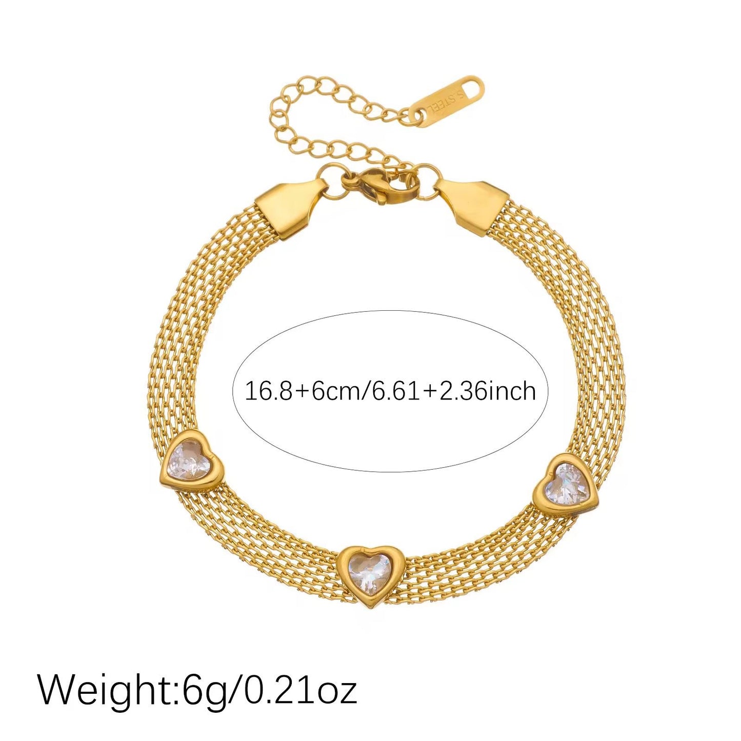 Love Note Mesh Bracelet