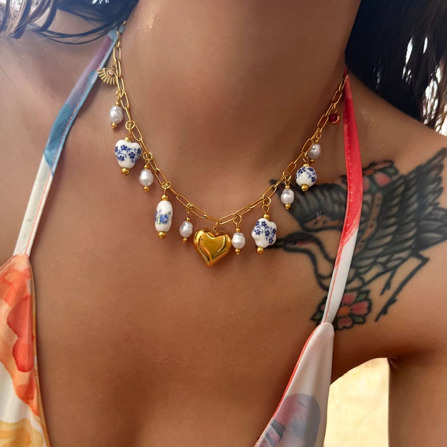 Santorini LUX Charm Necklace