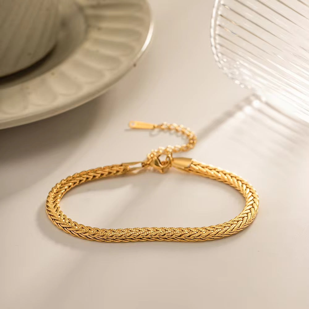 Leski Chain Bracelet -18K