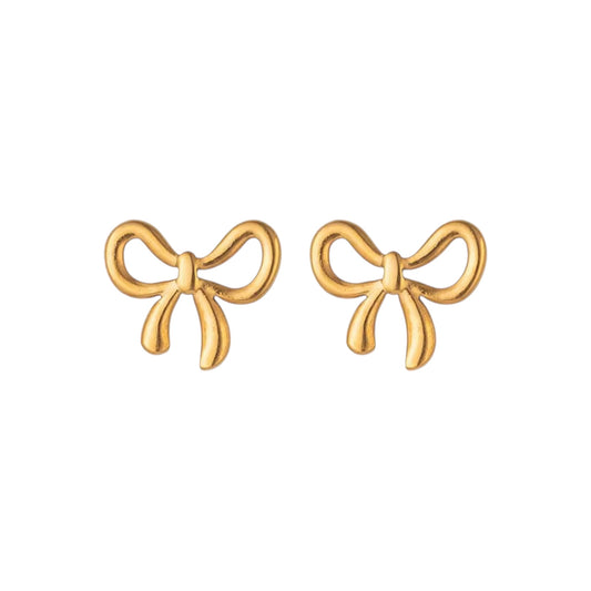 Sweetheart Baby Bow Studs