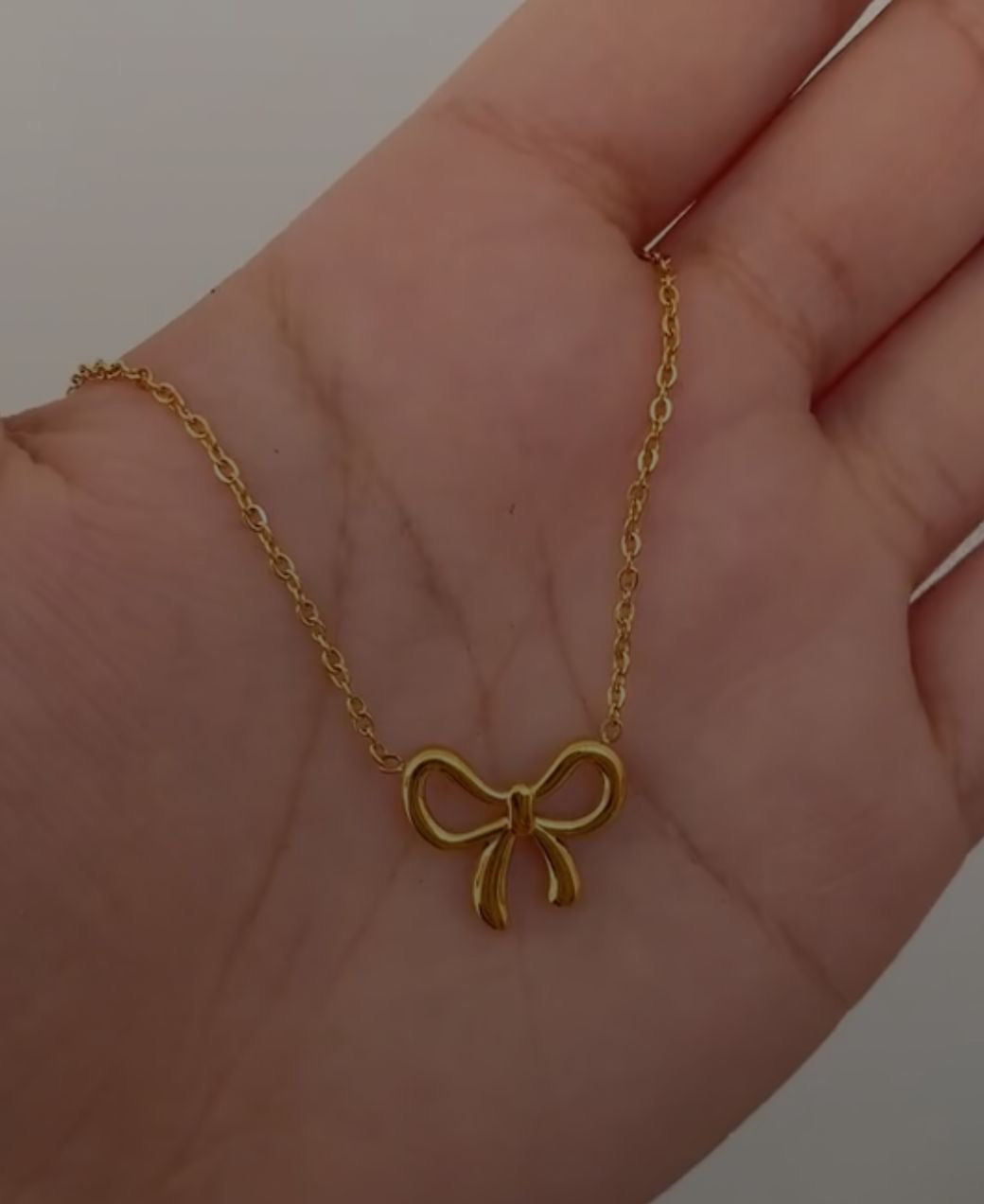 Sweetheart Bow Necklace