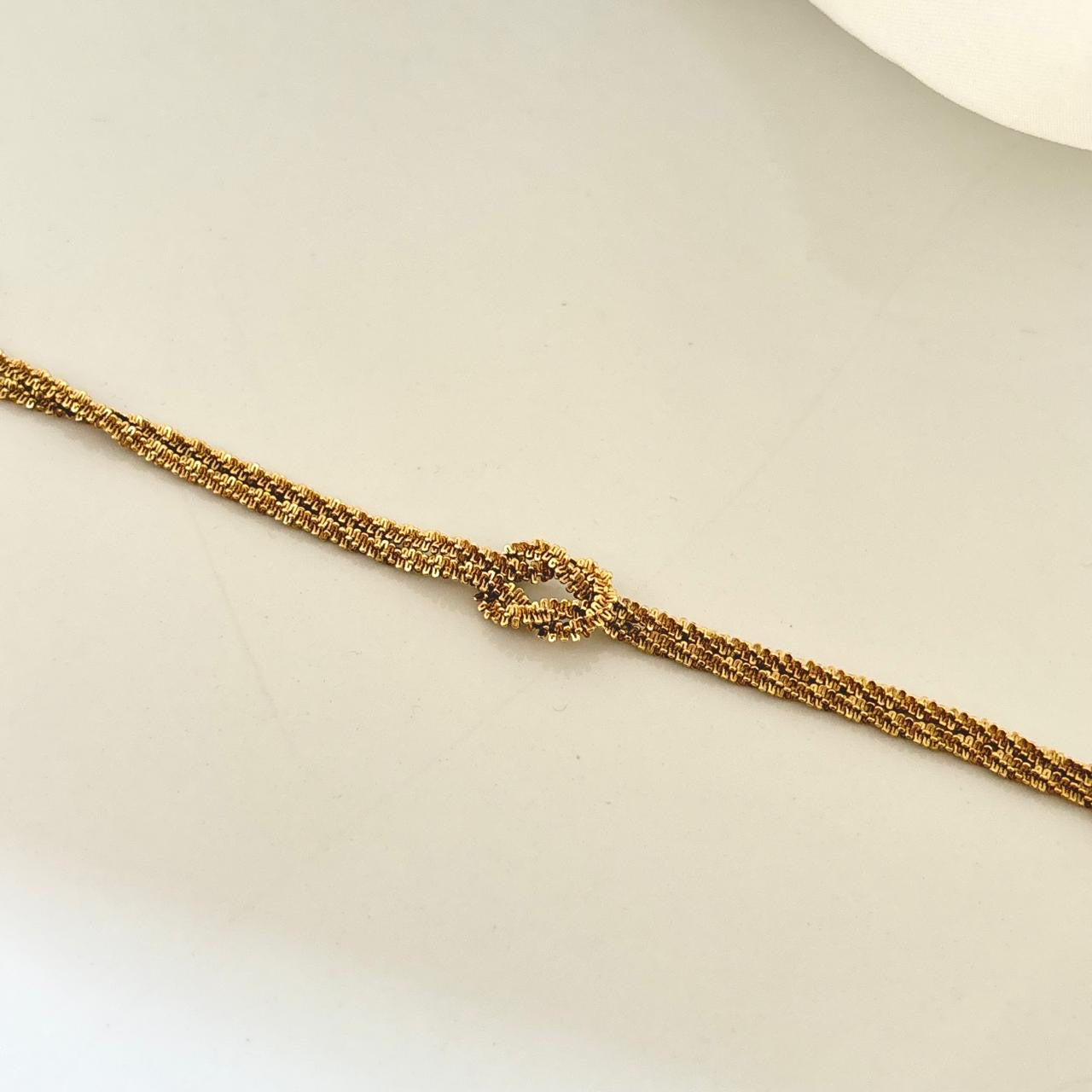 Baby Glitz Knot Bracelet -18K