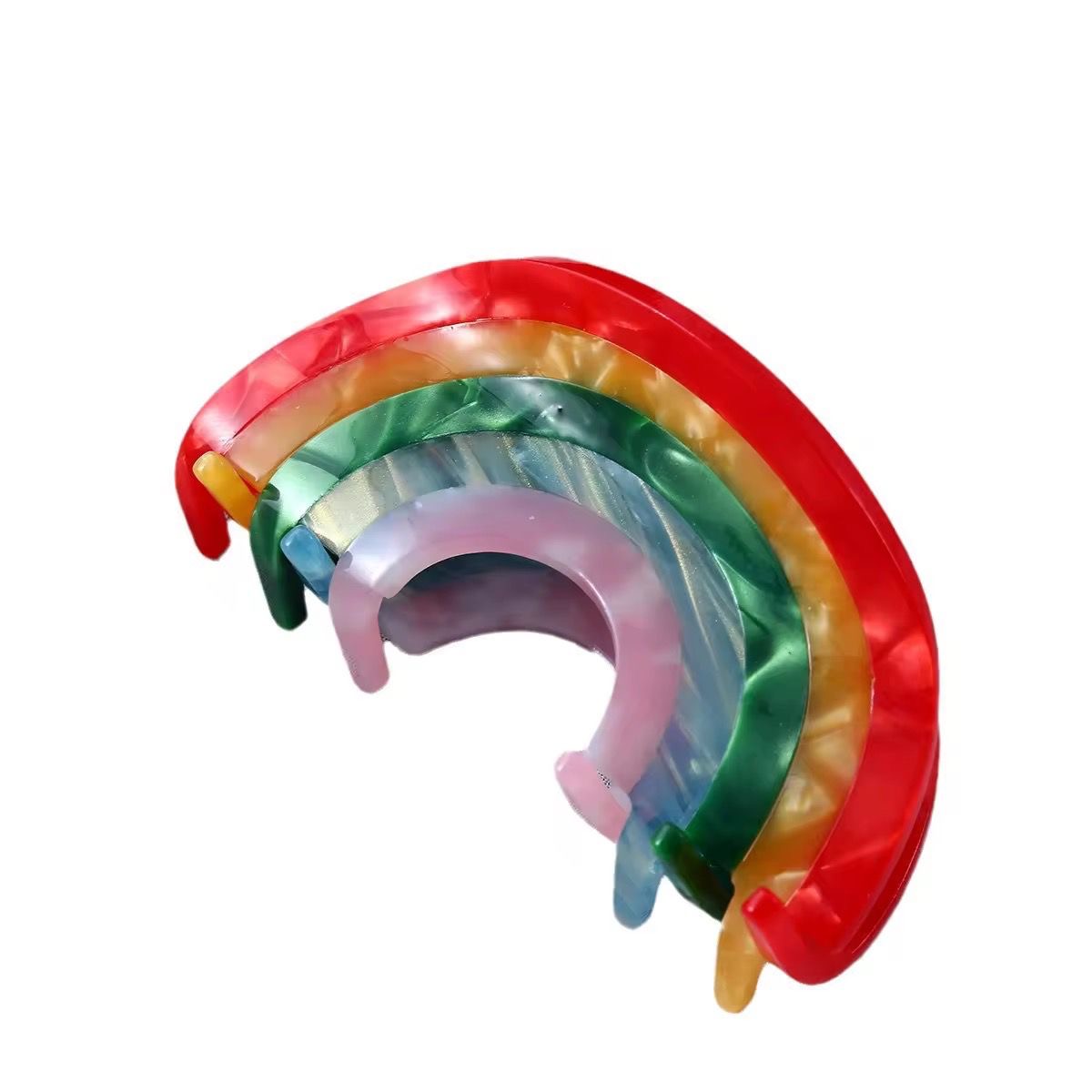 Rainbow Claw Clip