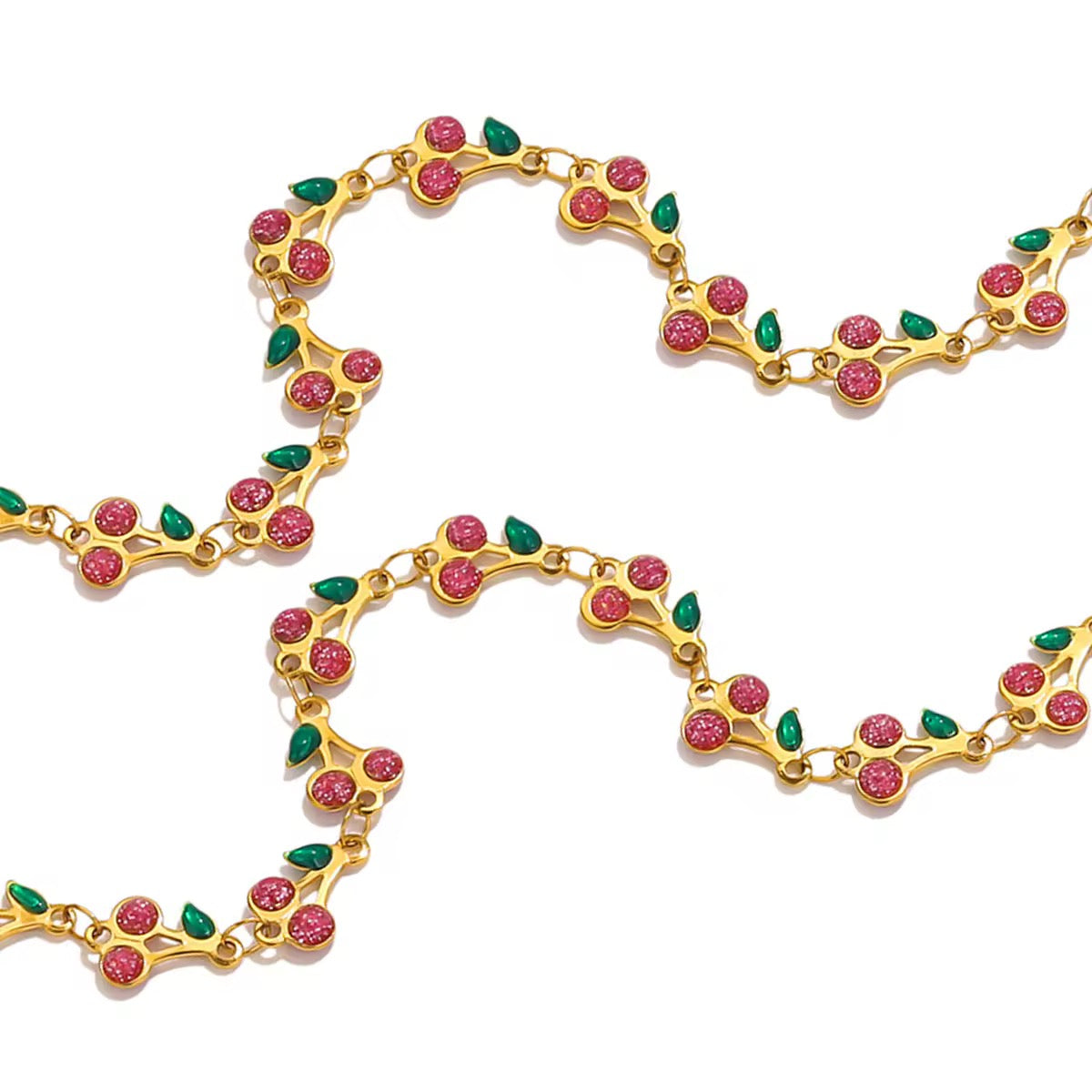 Cherry Crush Bracelet -Pink