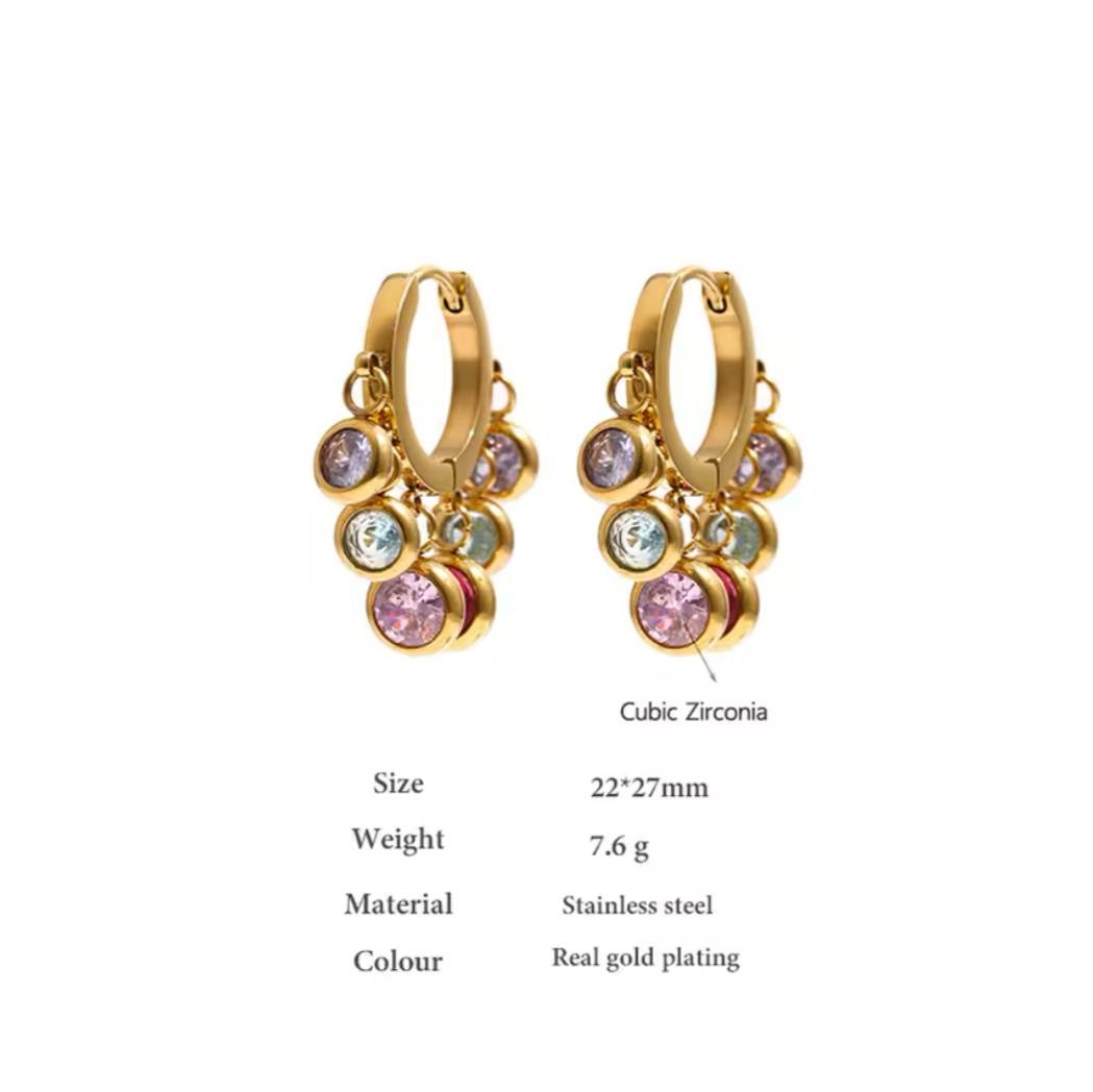 Multi Dangler Hoops