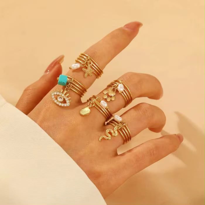 Turkish Charm Ring