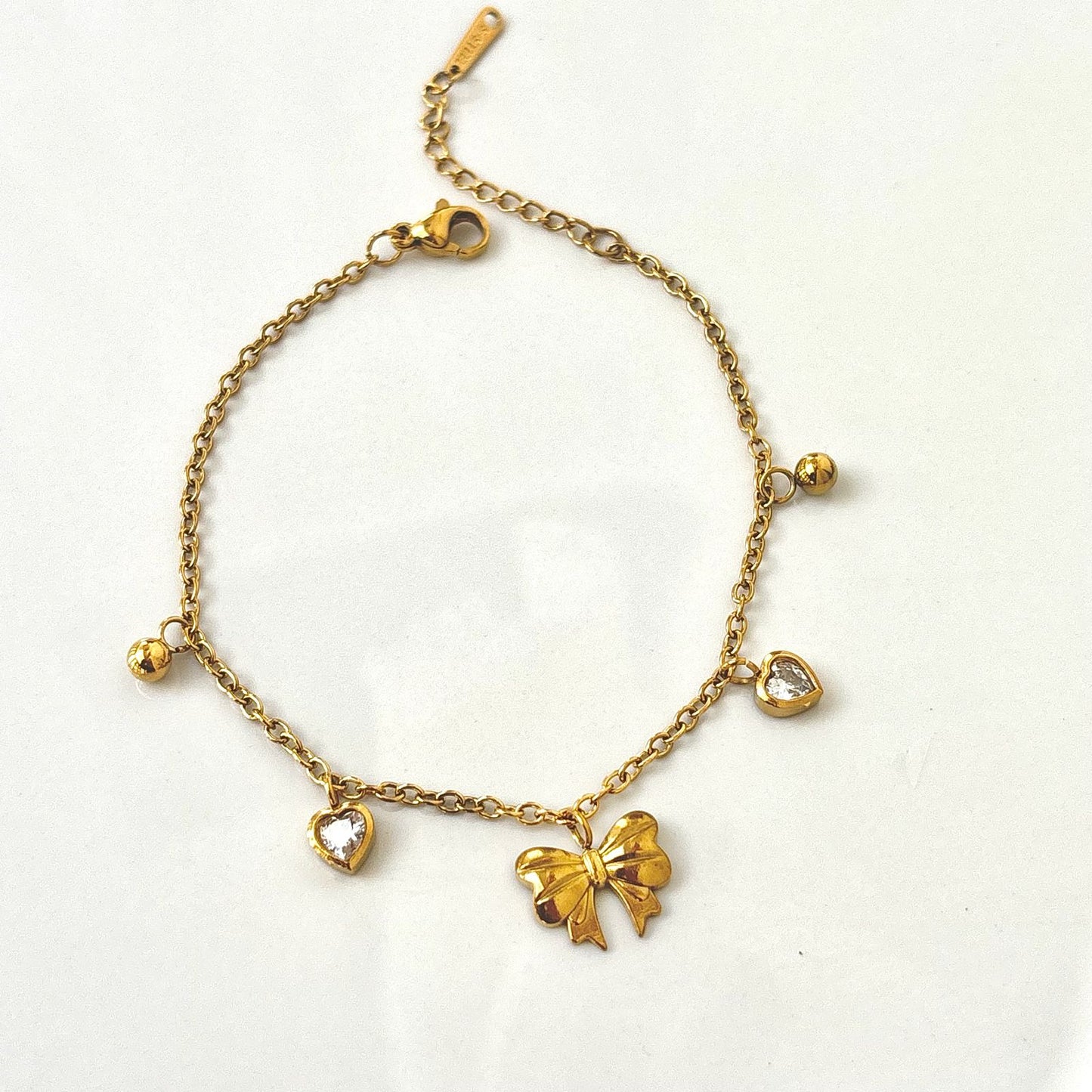 Bow Amour Charm Bracelet
