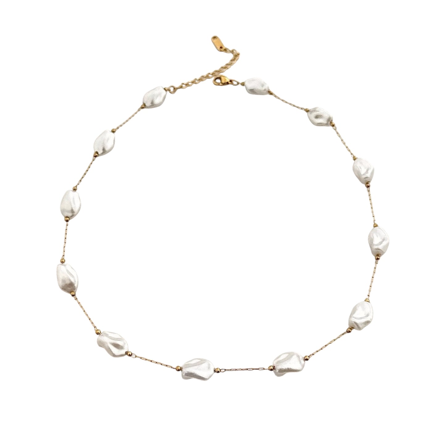 Baroque Pearl LUX Necklace -18K