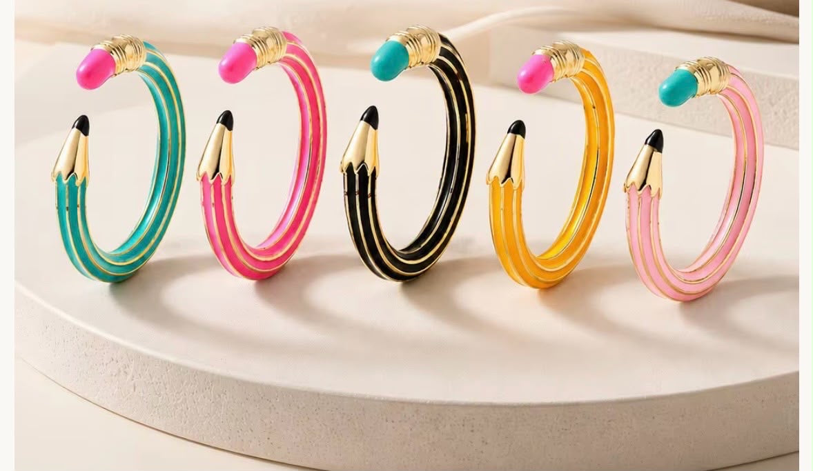 Pencil Pop Ring ~Yellow