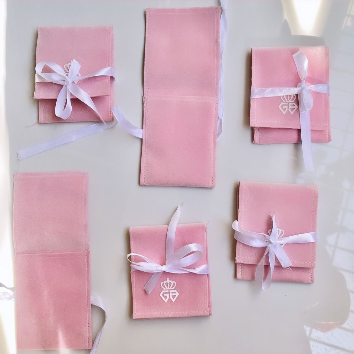 Luxe Glitz Jewelry Pouches
