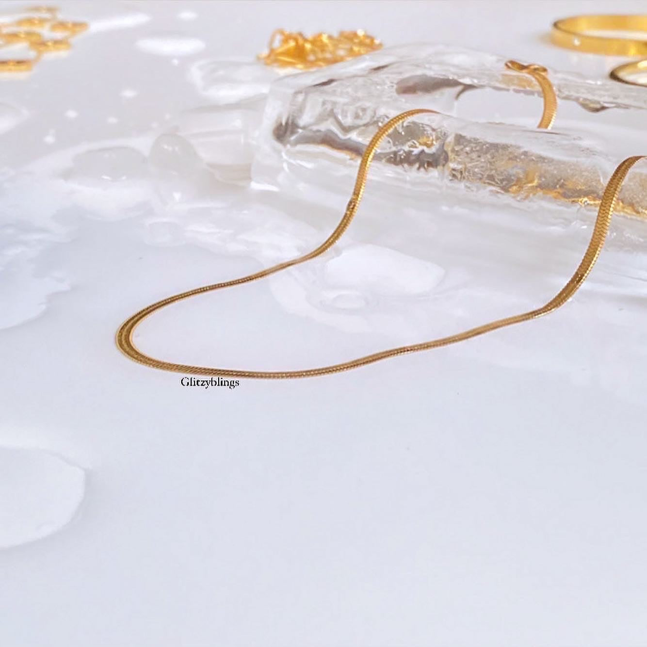 Sleek Snake Chain Necklace