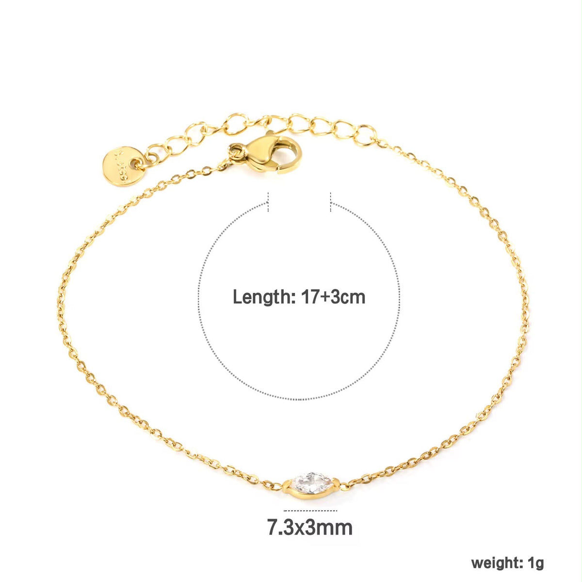 Marquise Anklet