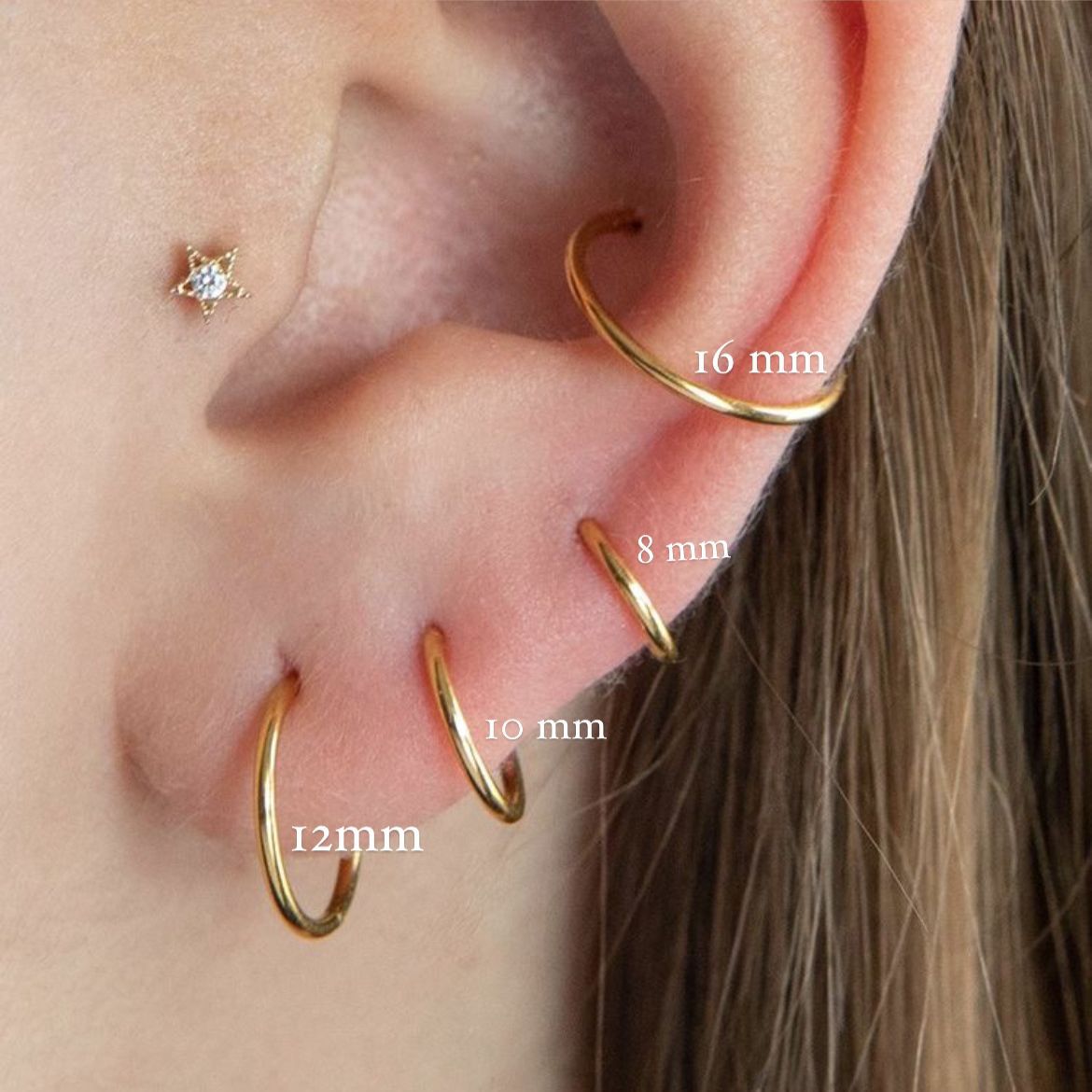 Stacking Hoops -18K