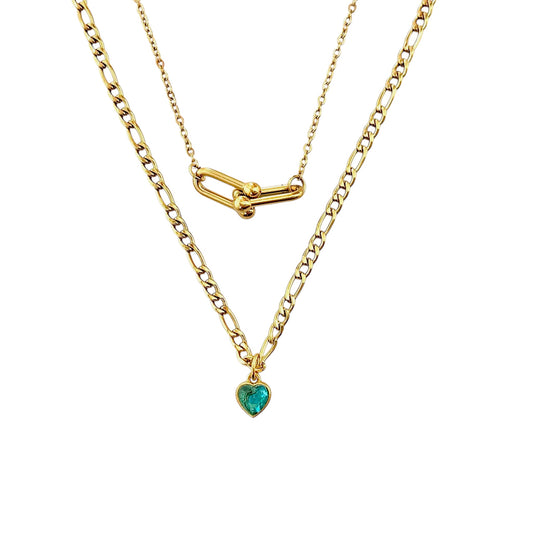 Oceanic Amour Layered Necklace