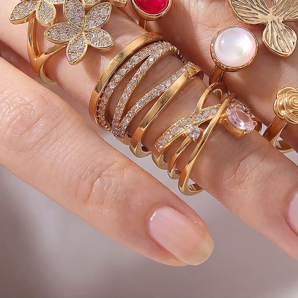 Pink Swirl Ring