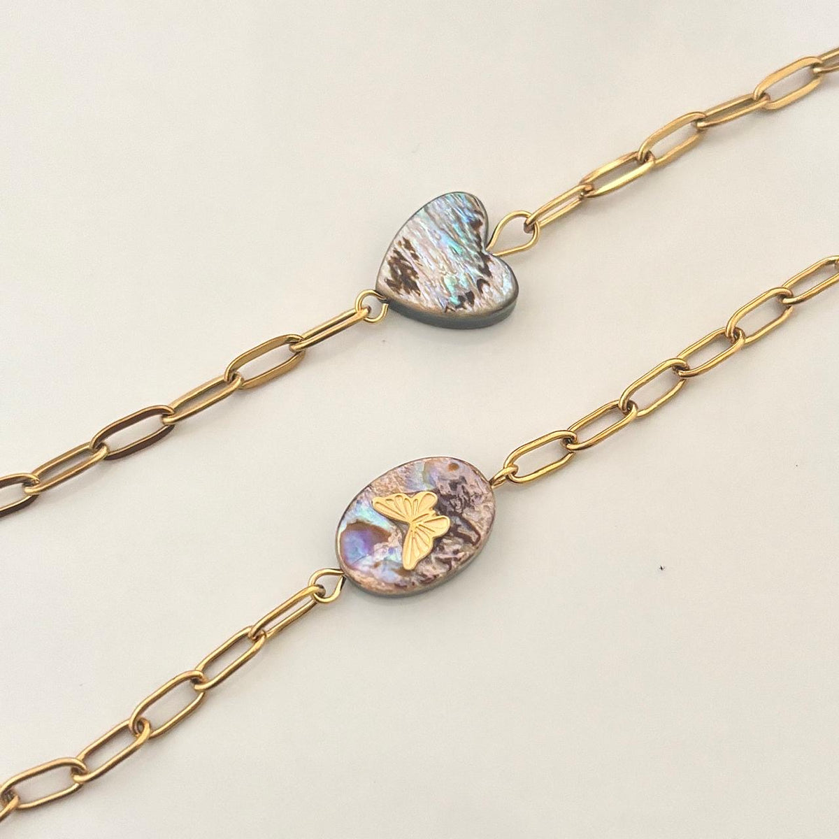 Nacre Heart Bracelet