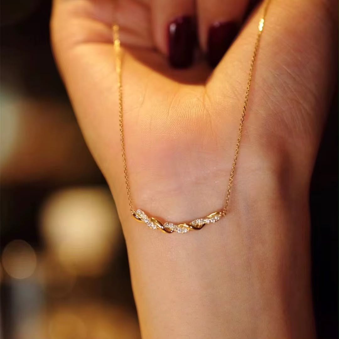 Sparkling Infinity Necklace