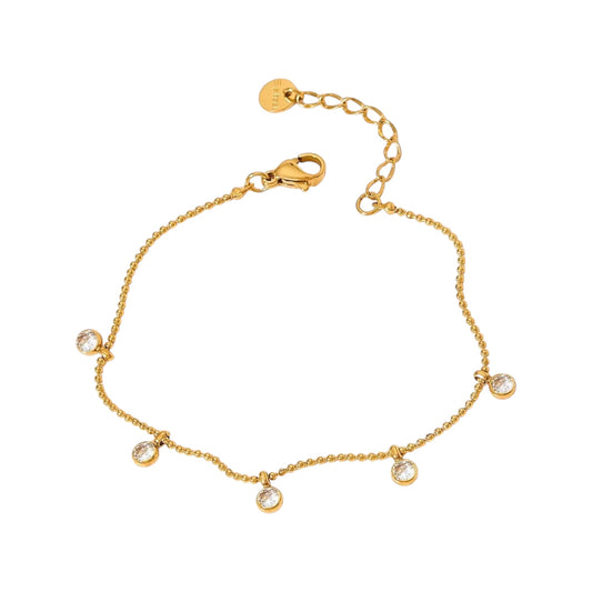 Cordella Cz Charm Necklace