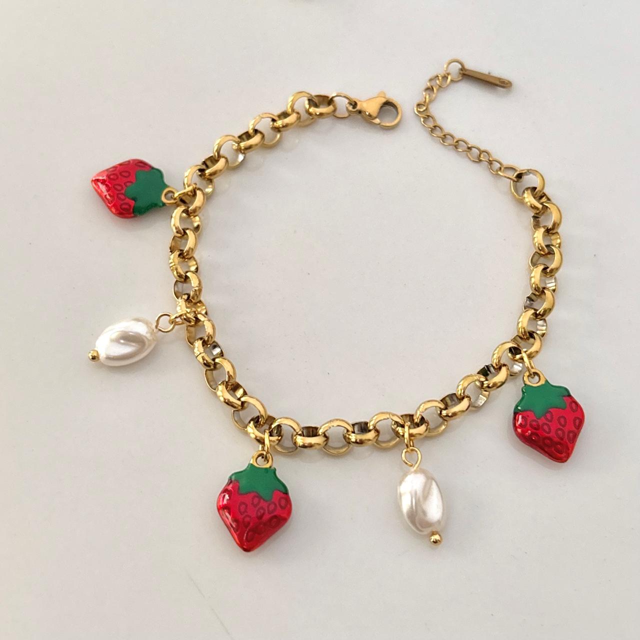 Strawberry Shortcake Charm Bracelet