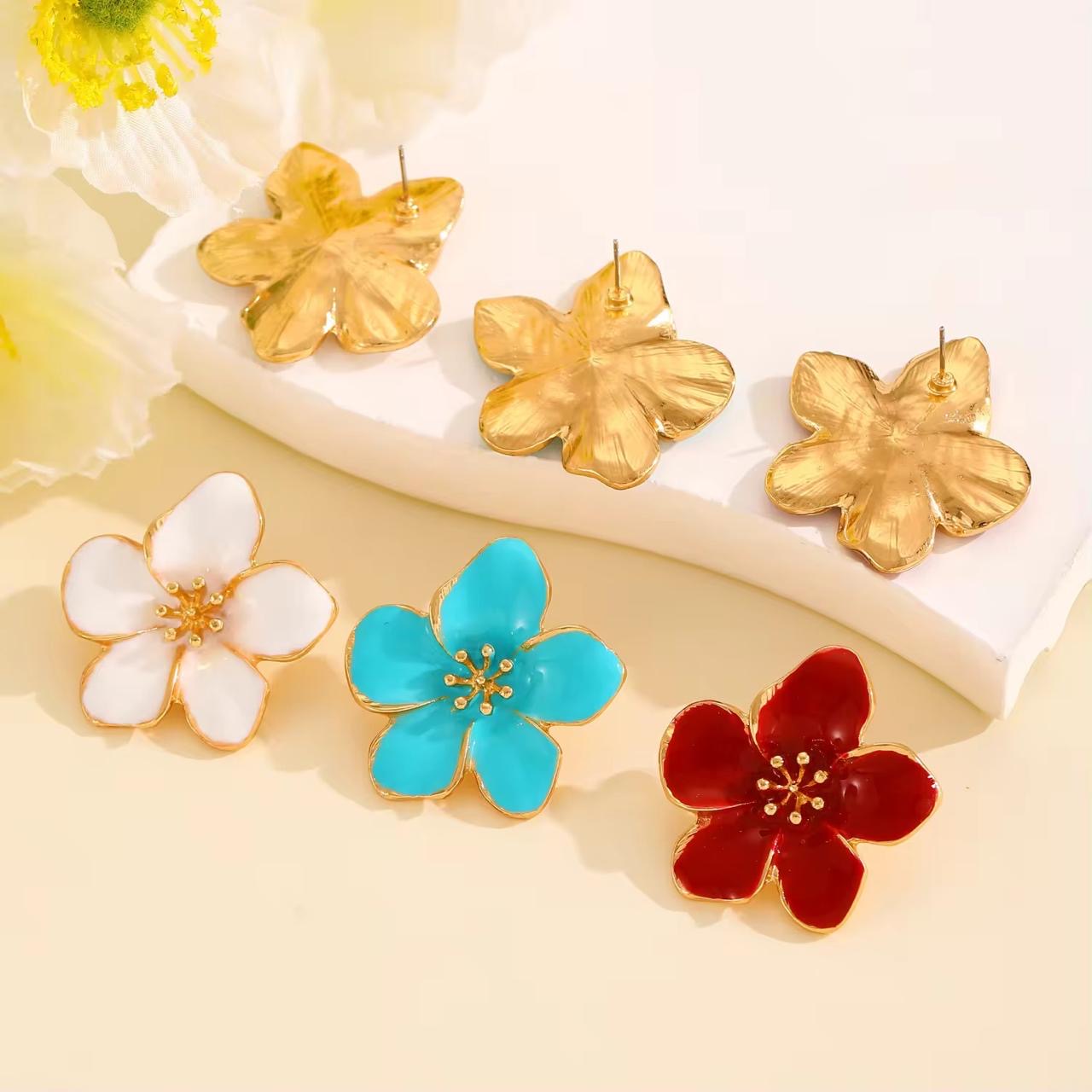 Hawaiin Flora Studs