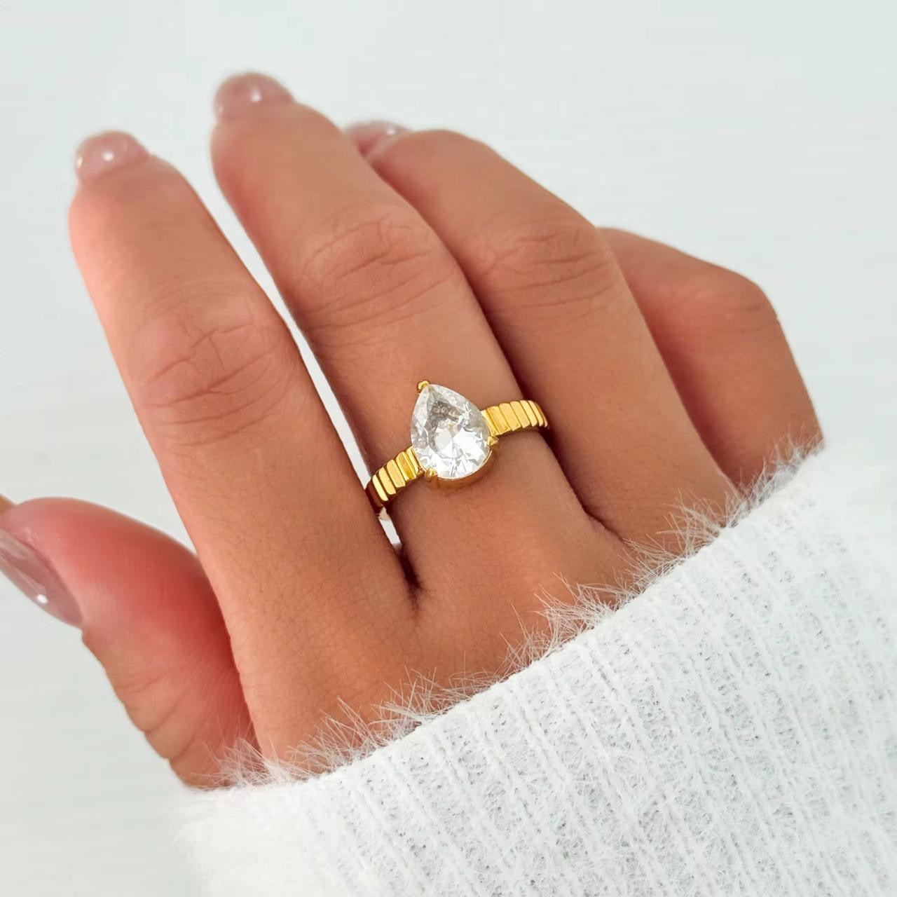 Pear Cut Ring