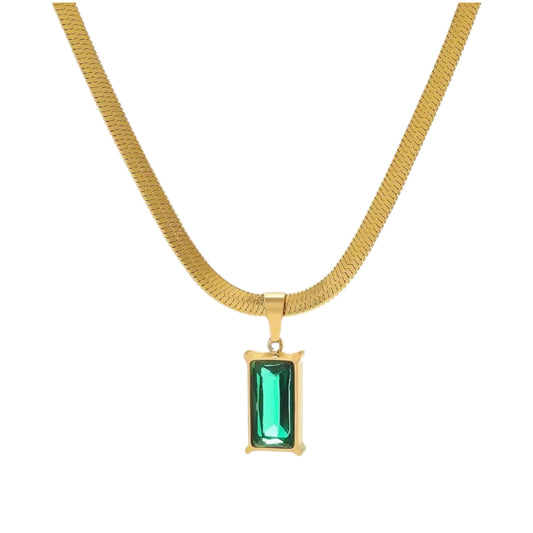 Emerald Tasha Necklace