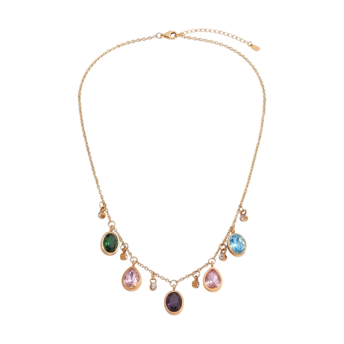 Sunset Gem Glam Necklace