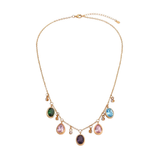 Sunset Gem Glam Necklace