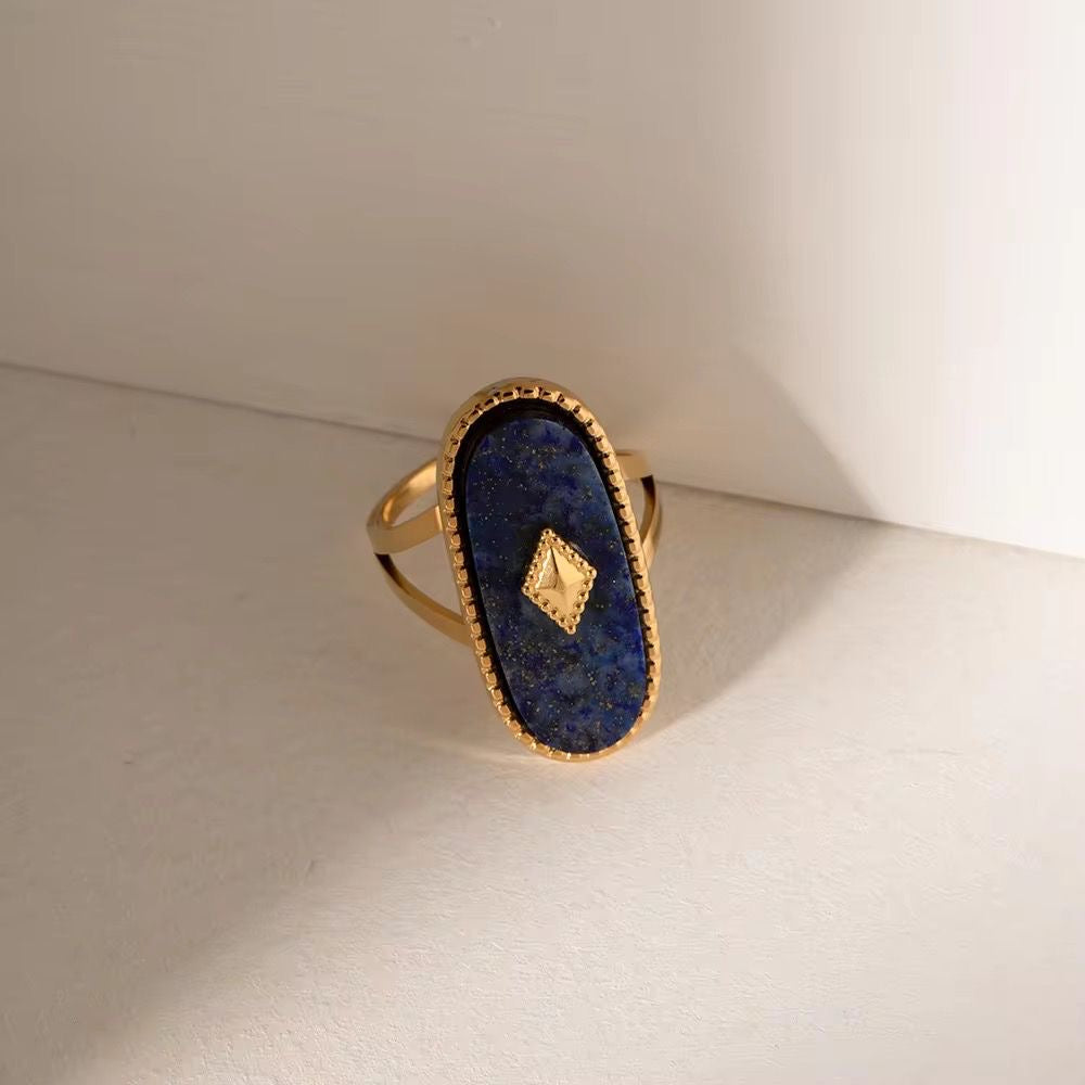 Nova Oceanic Blue Signet Ring