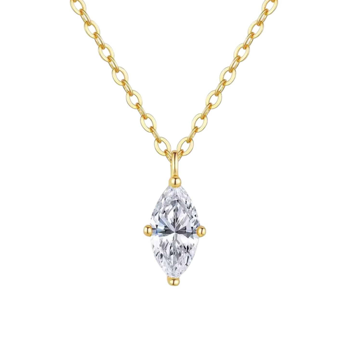 Luxie Marquise Diamond Necklace
