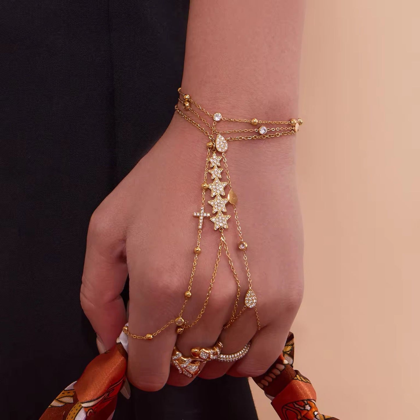Galaxy Glitz Hand Chain