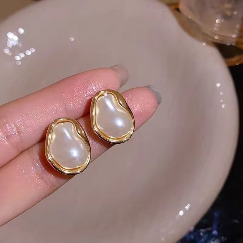 Baroque Pearl Studs