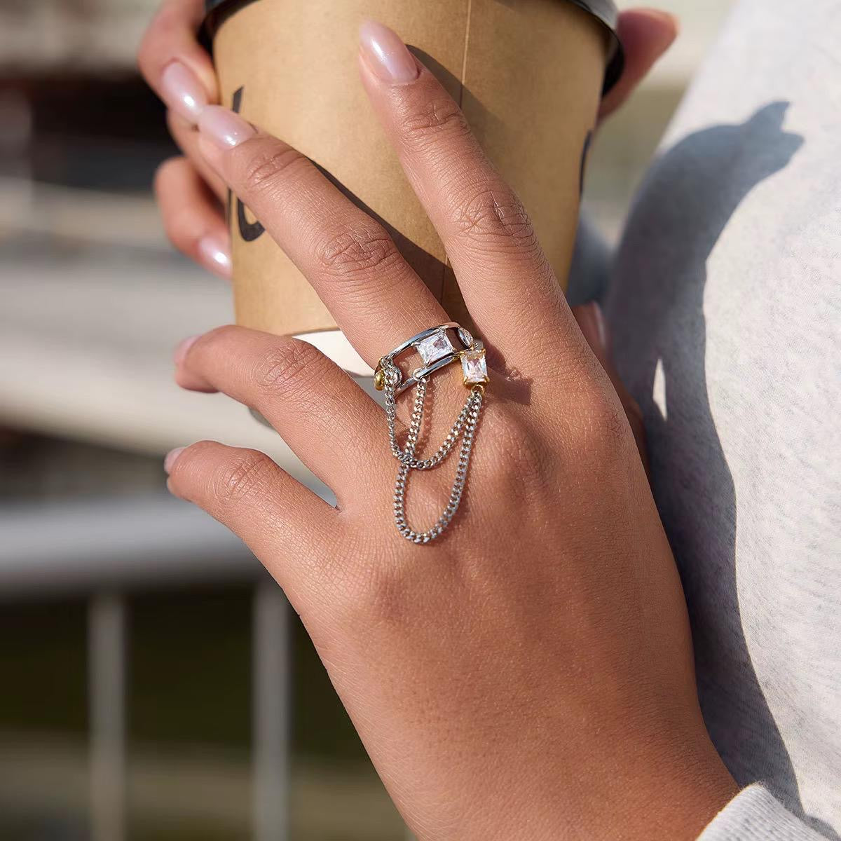 Aura Drape Ring