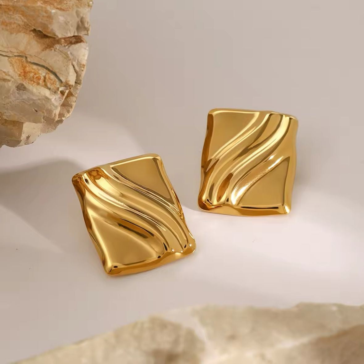 Soho Statement Studs -18K