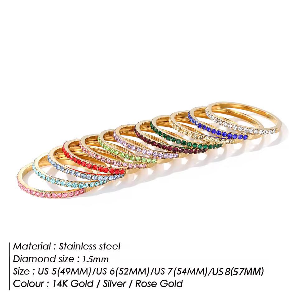 Birthstone Ring -18K