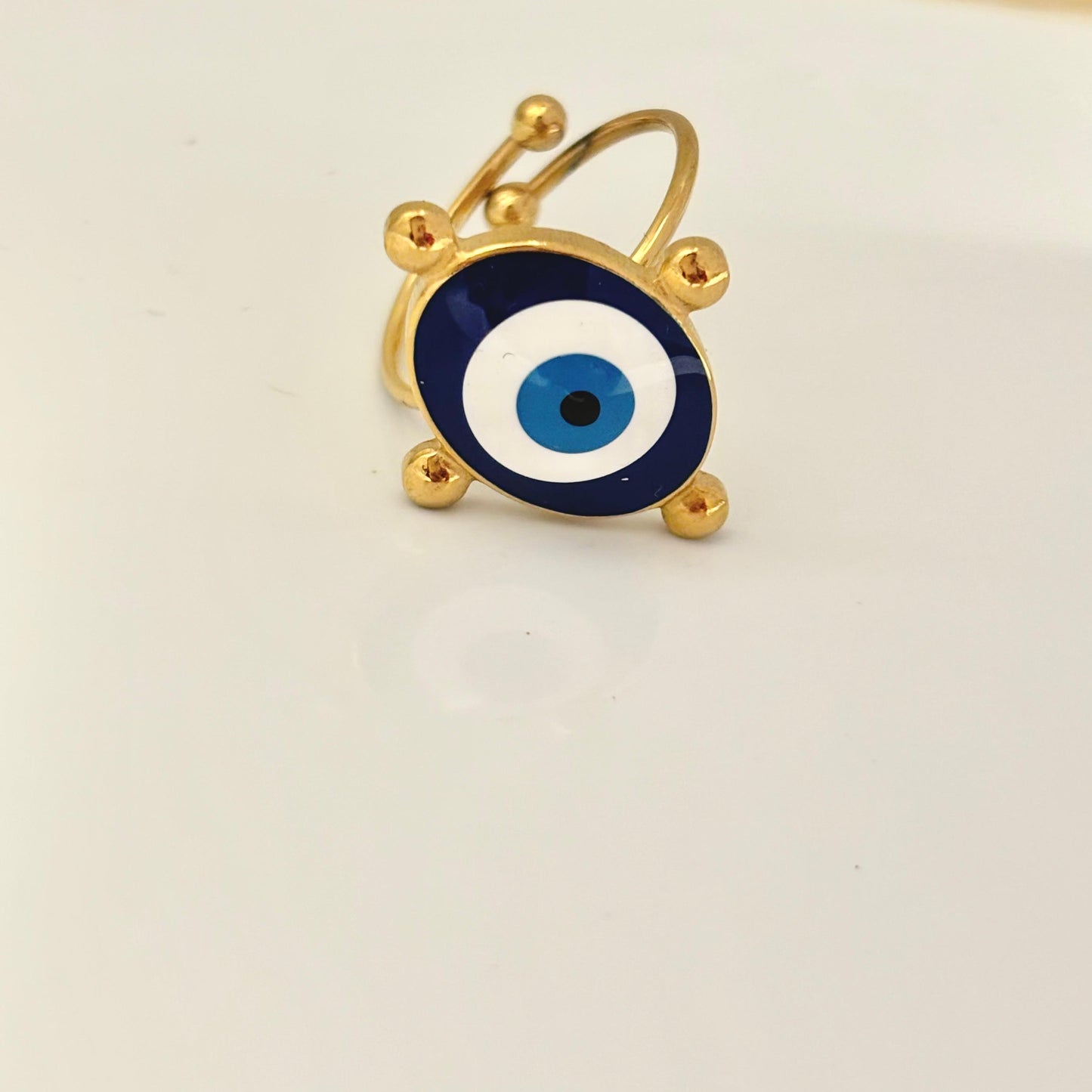 Evil Eye Signet Ring