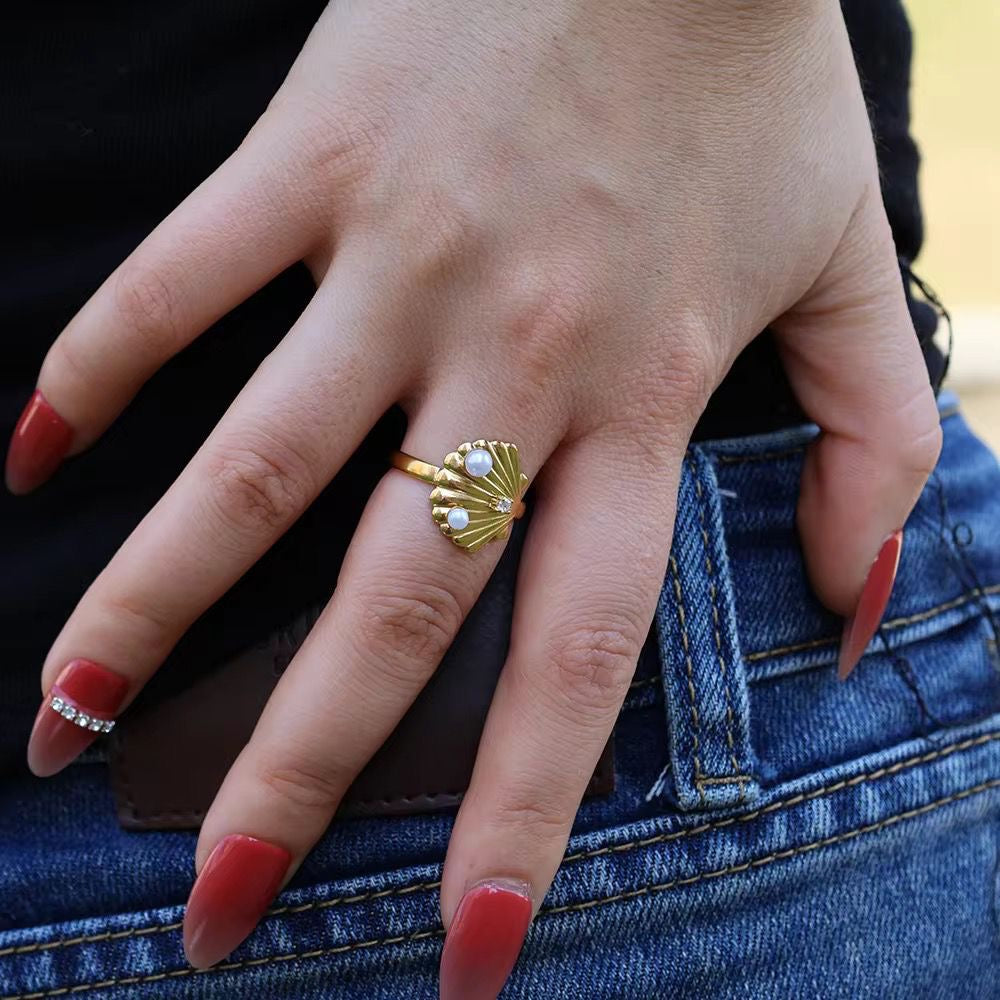 Shell Treasure Ring
